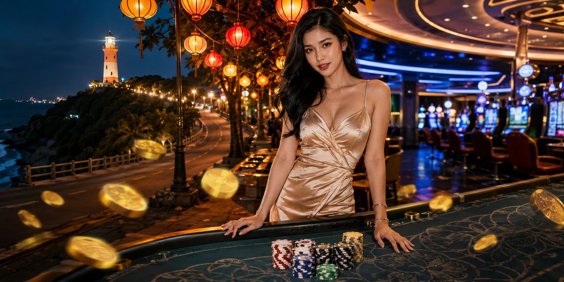 Cảnh về đêm tại casino Vũng Tàu